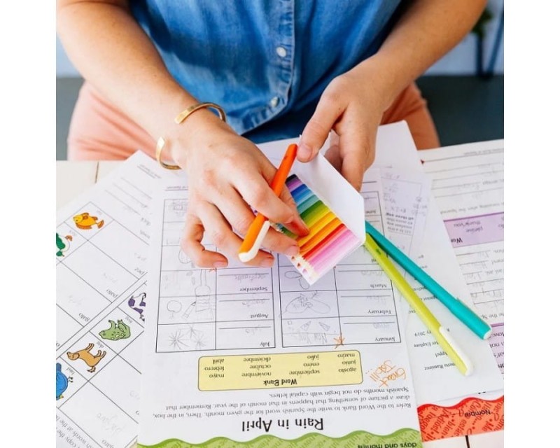 Notesiki Samoprzylepne Karteczki Rainbow Crayons - Ooly