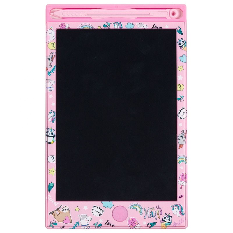 Różowy Tablet do rysowania LCD Jednorożec - Kidea