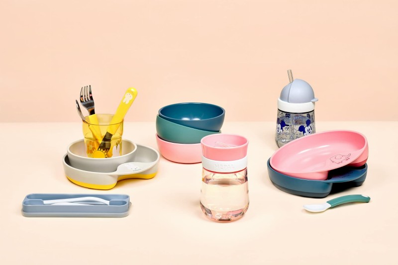 Pierwsze Łyżeczki do Karmienia 2 szt. Żółte Mio - Mepal