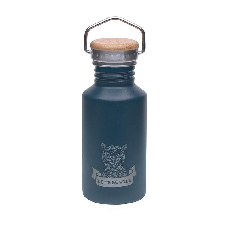 Bidon ze stali nierdzewnej 500ml + ustnik Adventure blue - Lassig