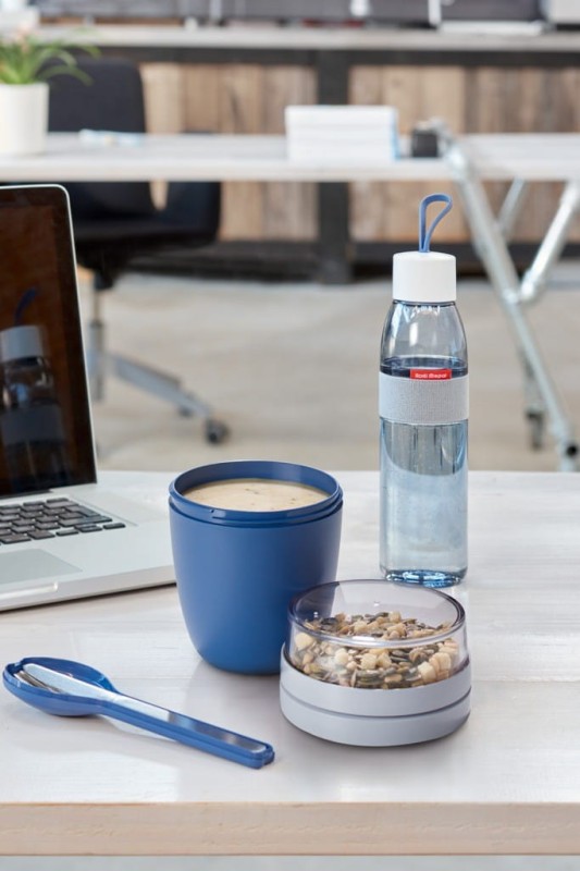 Podwójny Pojemnik na Jedzenie Denim Lunchpot Ellipse - Mepal