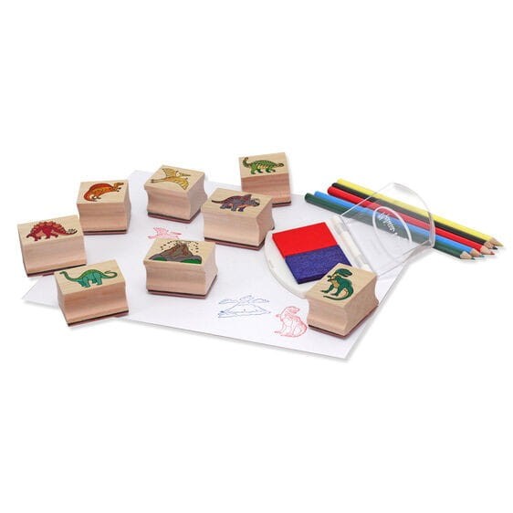 Stempelki Dinozaury z Tuszem i Kredkami - Melissa & Doug