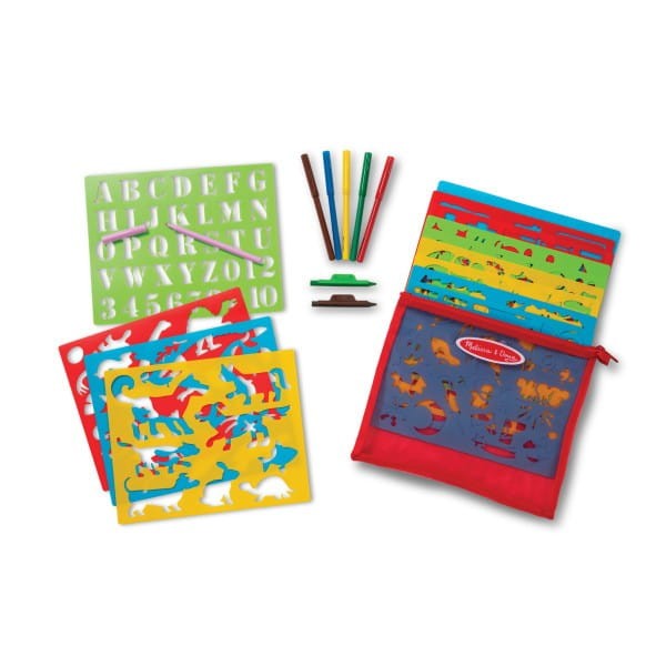 Szablony do odrysowywania Stencil Art - Melissa & Doug
