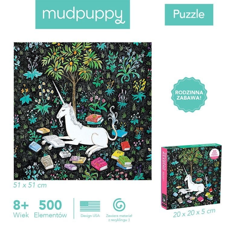 Puzzle Jednorożec 500 el. - Mudpuppy