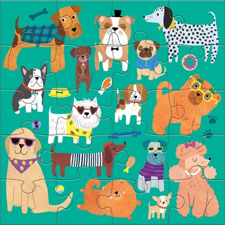 Puzzle Magnetyczne 2 obrazki Psy i Koty - Mudpuppy