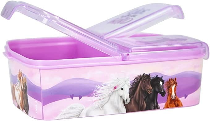 Lunchbox śniadaniówka z Przegródkami Konie - Miss Melody
