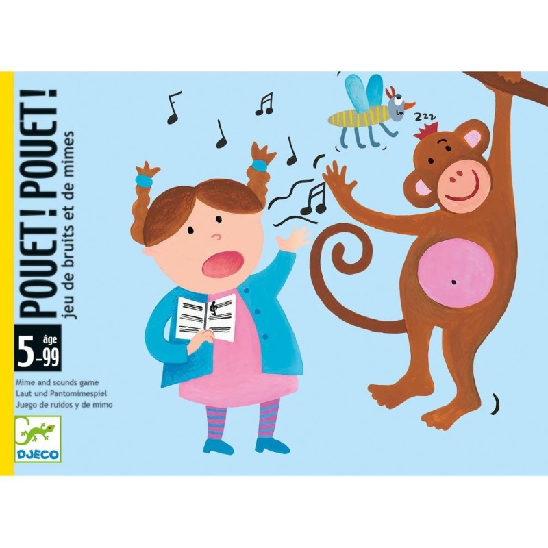 Gra Karciana Kalambury Pouet! Poueta! - Djeco