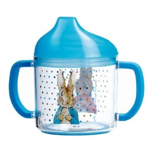 Kubek z dziubkiem tritanowy Królik Piotruś - Petit Jour Paris