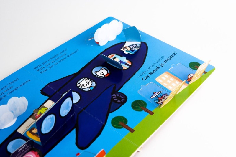 Kicia Kocia i Nunuś. Gdzie jest moja walizka? Książka z okienkami