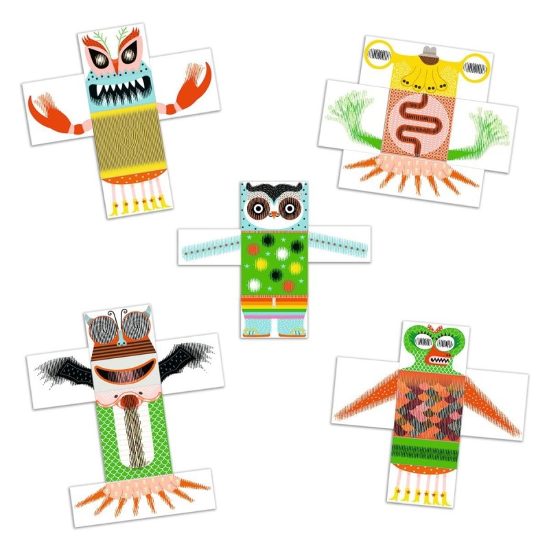 Puzzle Magnetyczne Kinoptik RigoloMonster 27 el. - Djeco