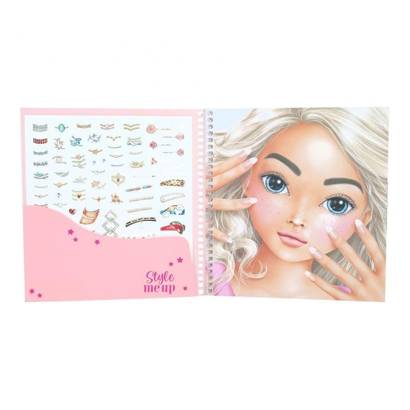 Album z Naklejkami Piękna Twarz BEAUTY GIRL - Top Model