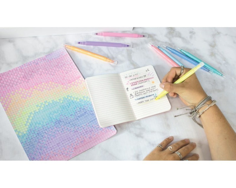 Dwustronne Zakreślacze Pastel Liners 8 szt. - Ooly