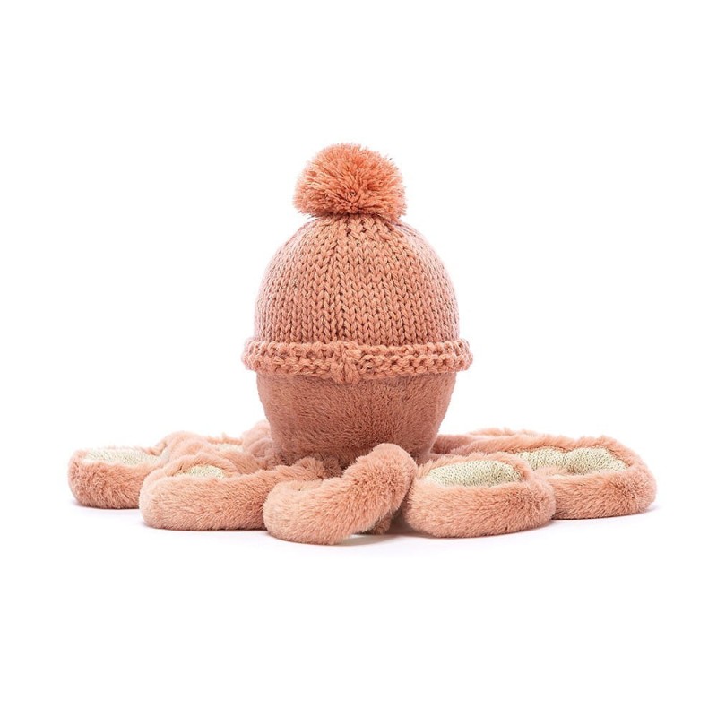 Przytulanka Ośmiornica Odell w Czapce Różowa - JellyCat