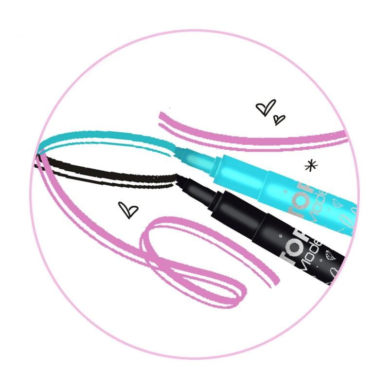 Pisaki ze Ściętymi końcówkami Hand Lettering - TOPModel