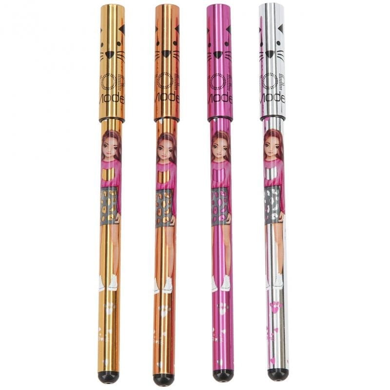 Długopisy Metaliczne Żelowe 4 szt. - TOPModel