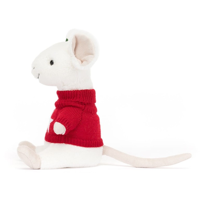 Myszka w Świątecznym Sweterku Merry Mouse Jumper - Jellycat