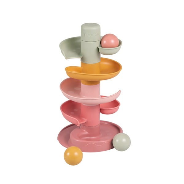 Zakręcona Wieża Niebieska Spira Pink - Little Dutch