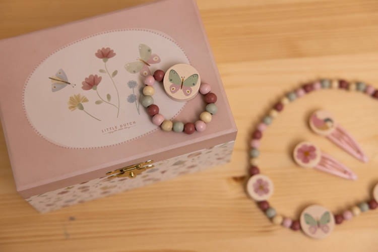 Biżuteria dla Dziewczynki Flowers & Butterflies - Little Dutch