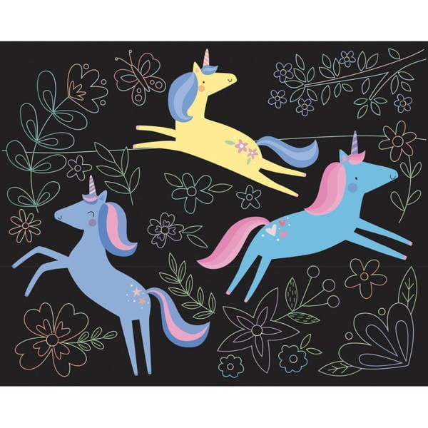 Wydrapywanka zdrapki Jednorożec 10 szt. - Auzou