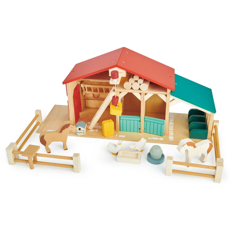 Farma ze Zwierzętami Obora - Tender Leaf Toys