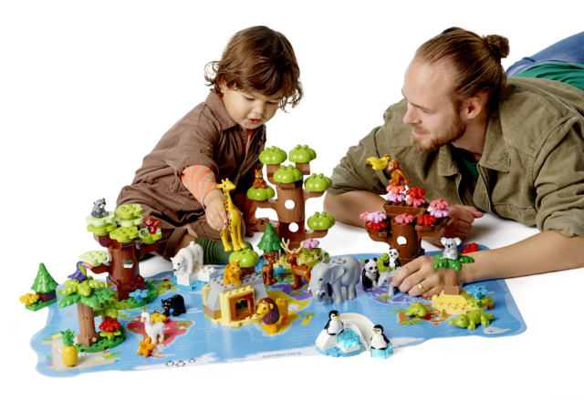 Zestaw Klocków Lego Duplo 10975 Dzikie zwierzęta świata