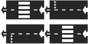 Puzzle droga do układania 4 el. Straights - Waytoplay