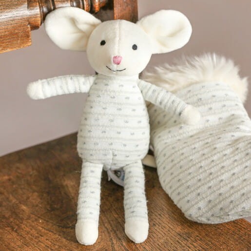 Myszka w Skarpecie Shimmer Stocking Mouse - Jellycat