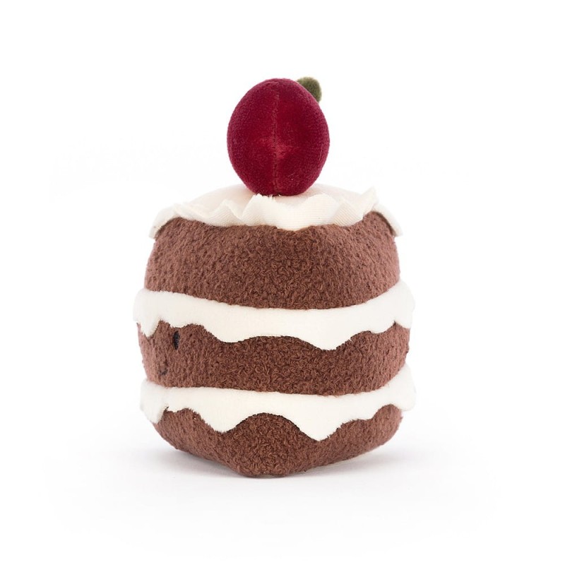 Pluszowe Ciasto Czekoladowe z Wisienką - Jellycat