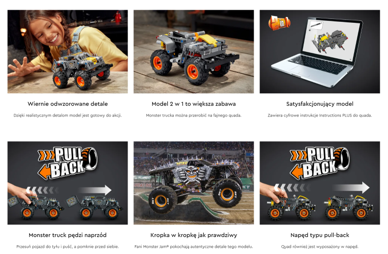 Klocki LEGO Monster Jam Max-D