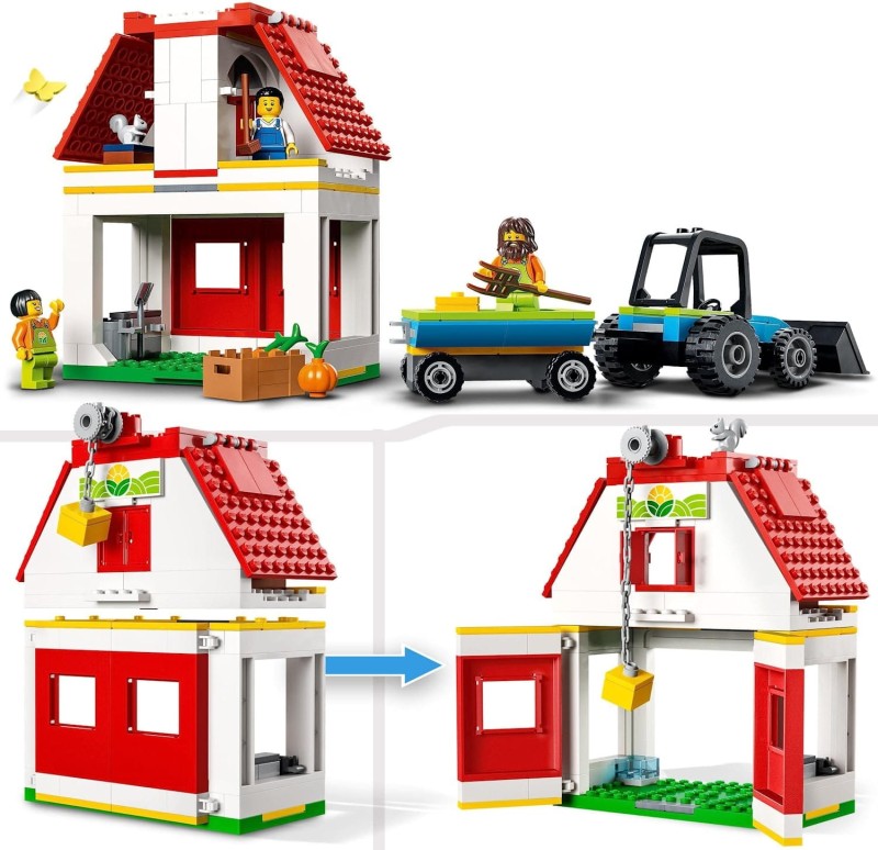 Zestaw LEGO Stodoła i zwierzęta gospodarskie 60346