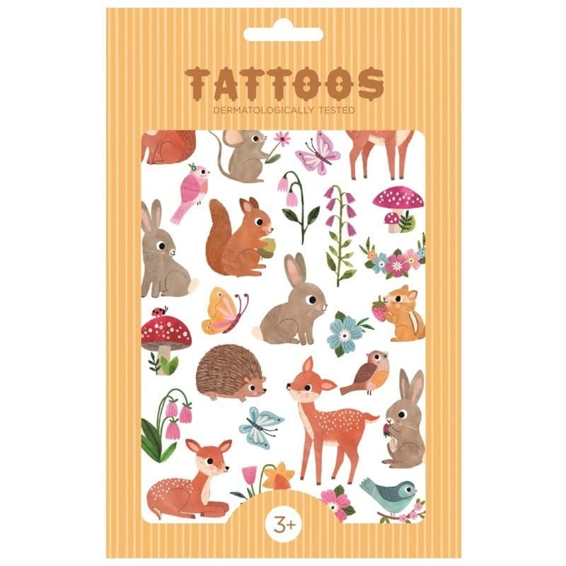 Tatuaże Dziecięce Leśni Przyjaciele - Petit Monkey