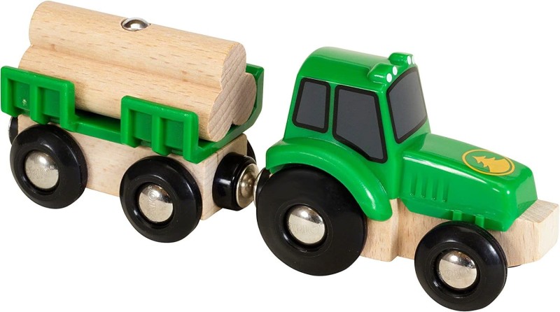 Traktor z Przyczepą i Drewnem 33799 - BRIO World