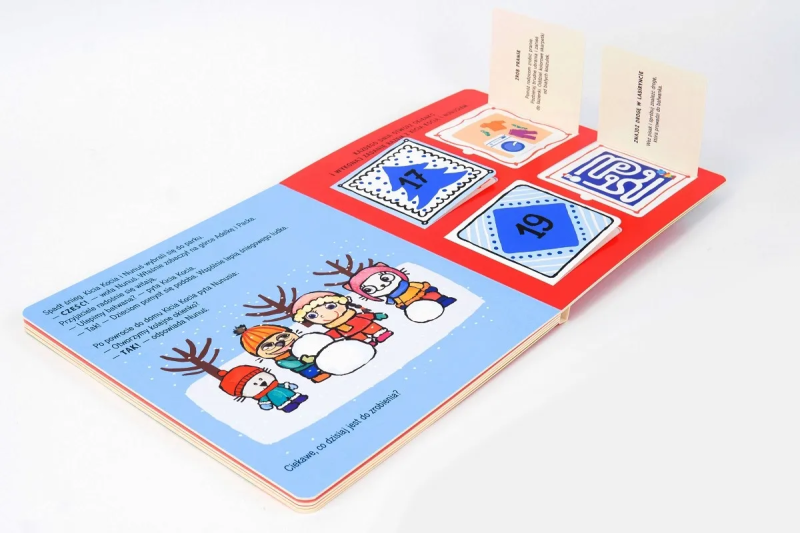 Kicia Kocia i Nunuś. Czekamy na święta! Z otwieranymi okienkami