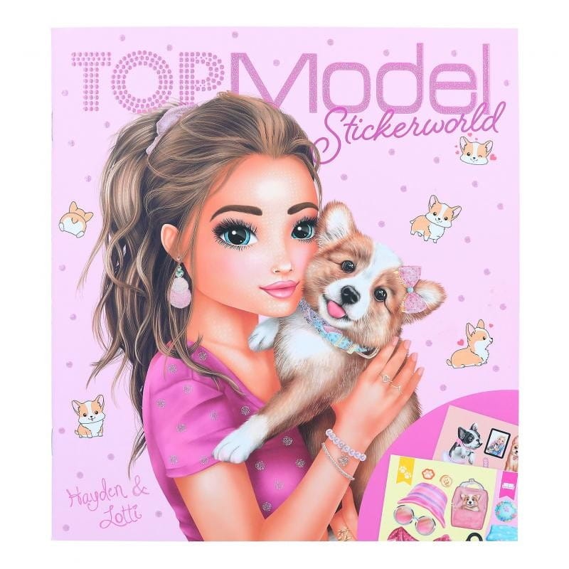 Album z Naklejkami Piesek Corgi - TOPModel