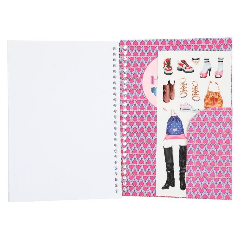 Notesik do Projektowania Mody z Naklejkami - TOPModel