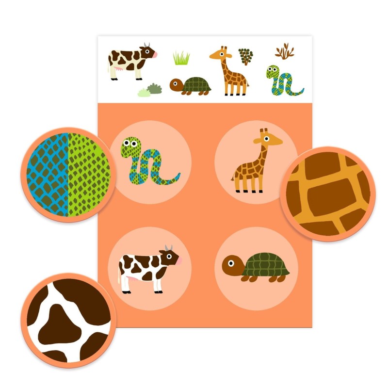 Gra edukacyjna loto Małe Zwierzęta - Djeco