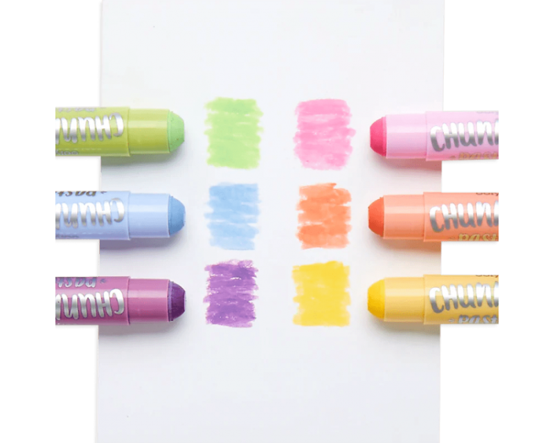 Pastelowe Farby w Kredce 6 szt Chunkies Paint Sticks - Ooly