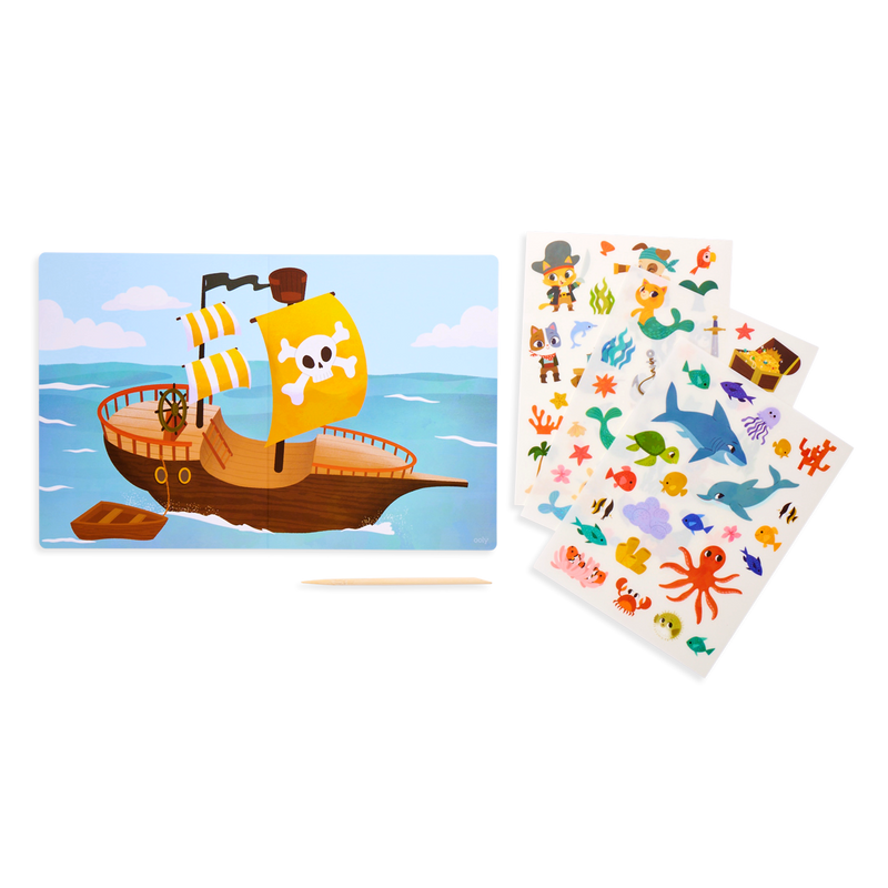 Kalkomania Przekalkuj obrazki na tło Przygoda na Oceanie - Ooly