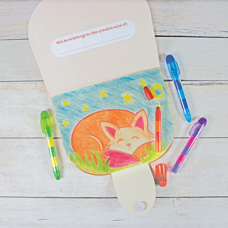 Grube Kredki z Przekładanym wkładem Presto Jumbo 6 szt. - Ooly