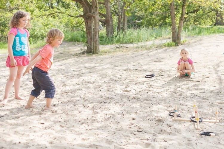 Gra rzucanie Obręczami Ring Toss - BS Toys
