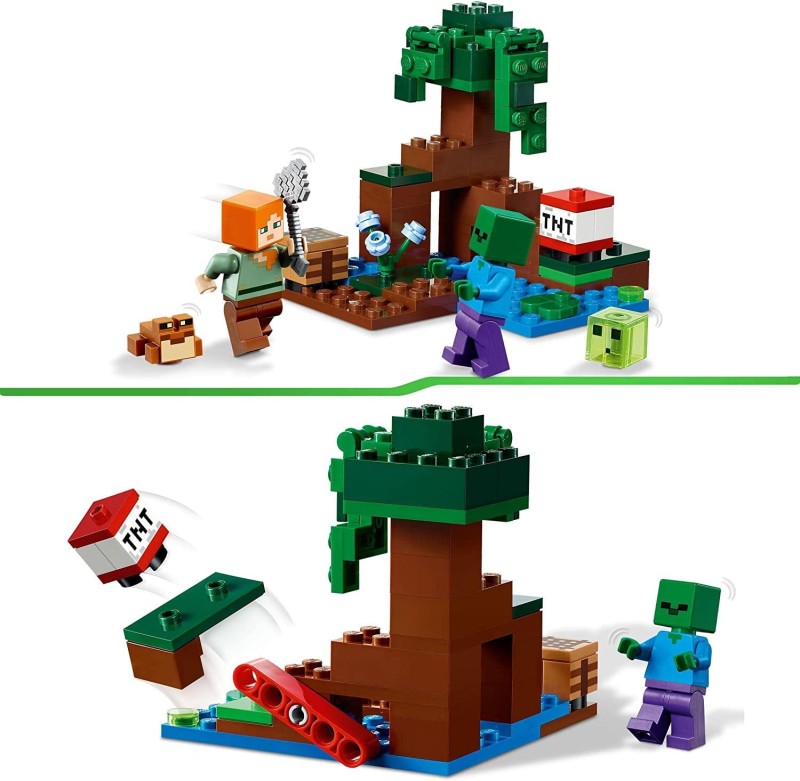 LEGO Minecraft 21240 Przygoda na mokradłach