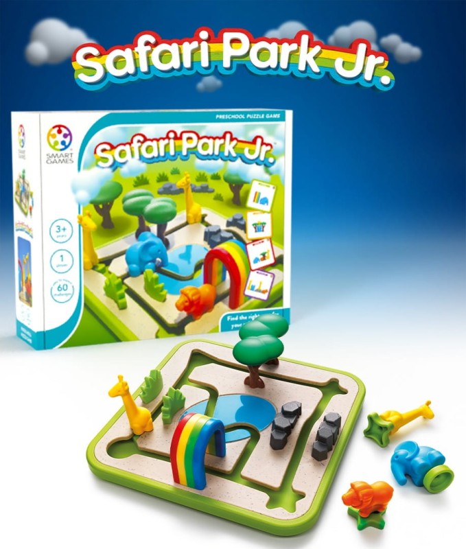Smart Games Safari Park Jr Łamigłówka dla Dzieci