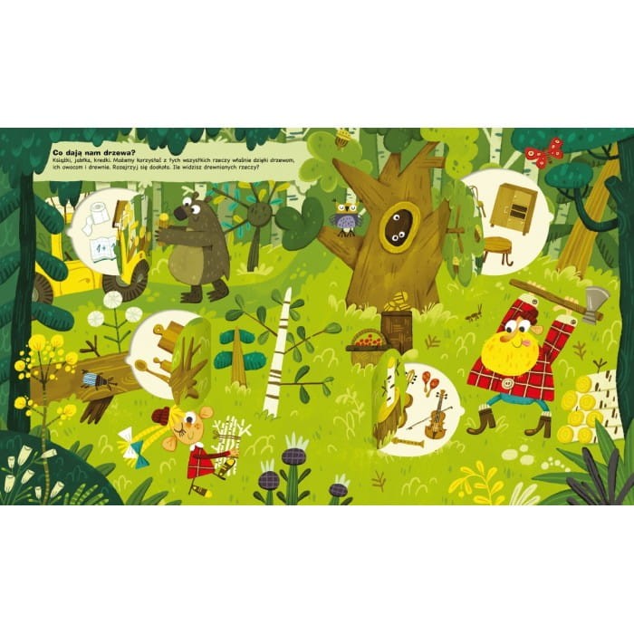 Powiem wam, co natura daje nam. Książka z Okienkami