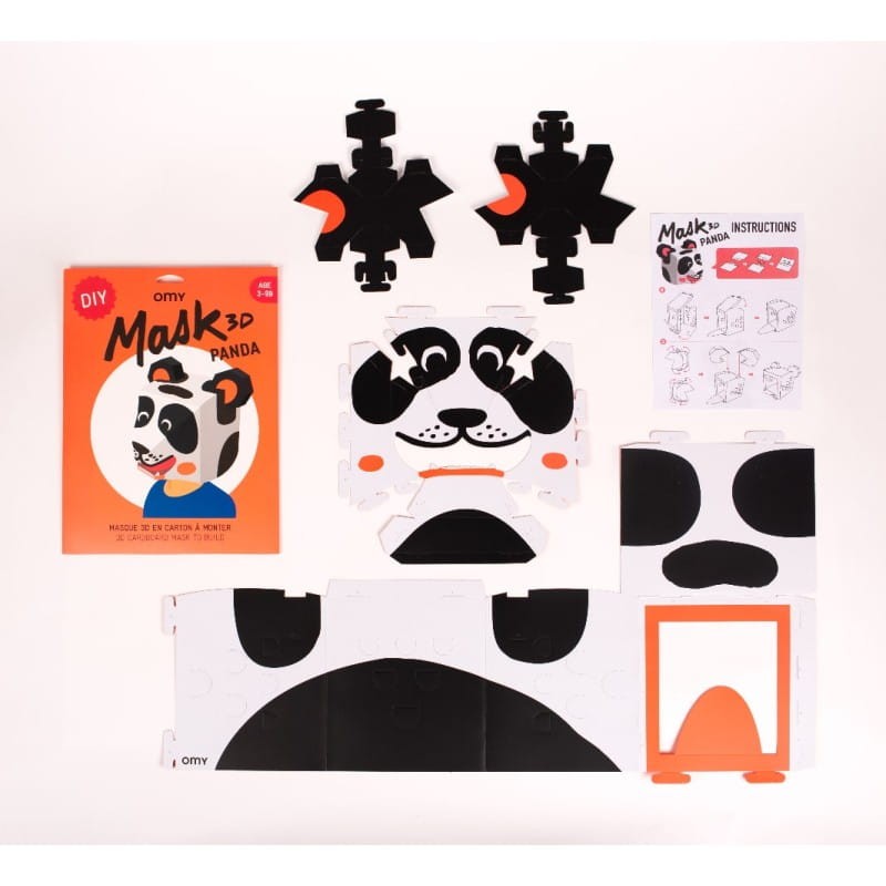 Maska Panda 3D - omy
