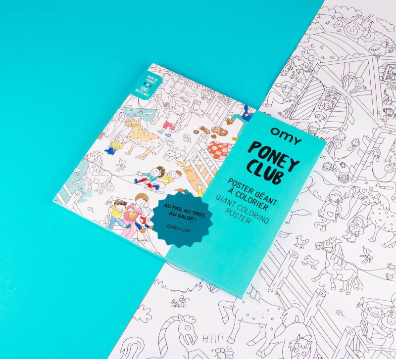 Wielka Kolorowanka Klub Jeździecki - omy