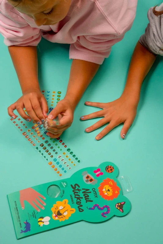 Naklejki na Paznokcie dla dzieci Zwierzaki - omy