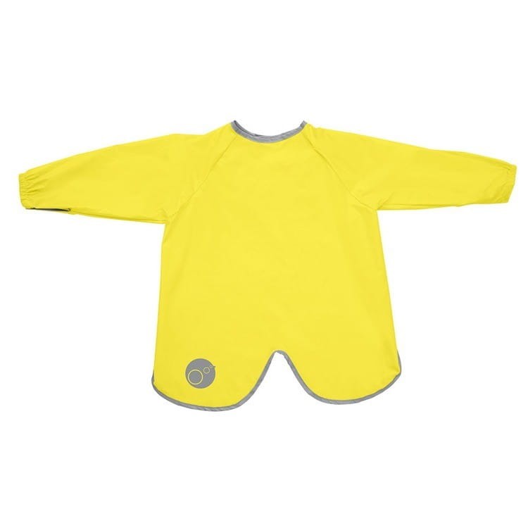 B.box - duży śliniak fartuszek przedszkolaka z rękawami Smock Bib żółty