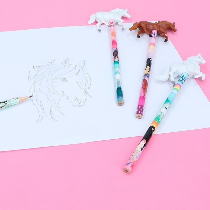 Ołówek z figurką konia - 1 szt. Miss Melody
