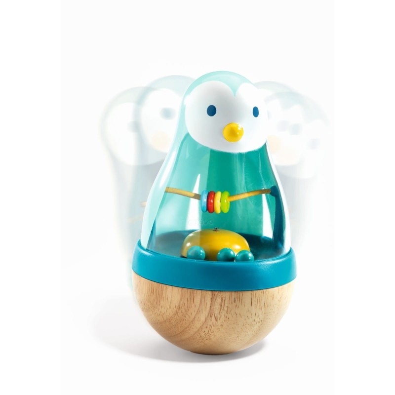 Grzechotka Wańka - Wstańka z Dźwiękiem Pingui - Djeco
