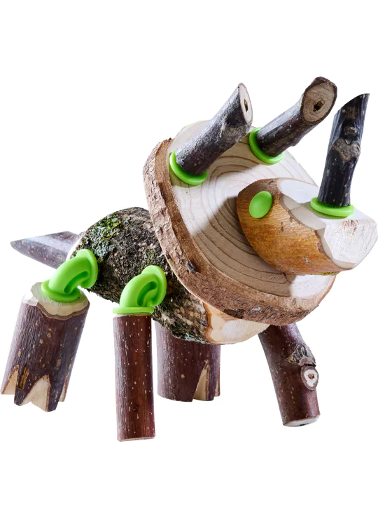 Łączniki do Drewna Terra Kids Connectors Dinozaur - Haba